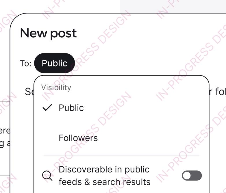 Quiet public represented in the 5.0 composer